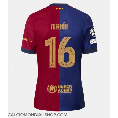 Maglie da calcio Barcelona Fermin Lopez #16 Prima Maglia 2024-25 Manica Corta